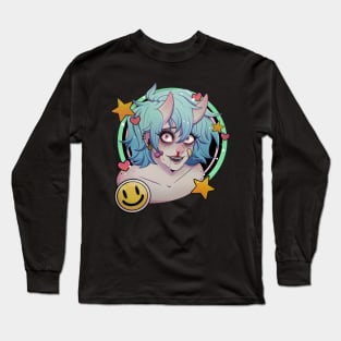 Pastel Party Demon Girl Long Sleeve T-Shirt